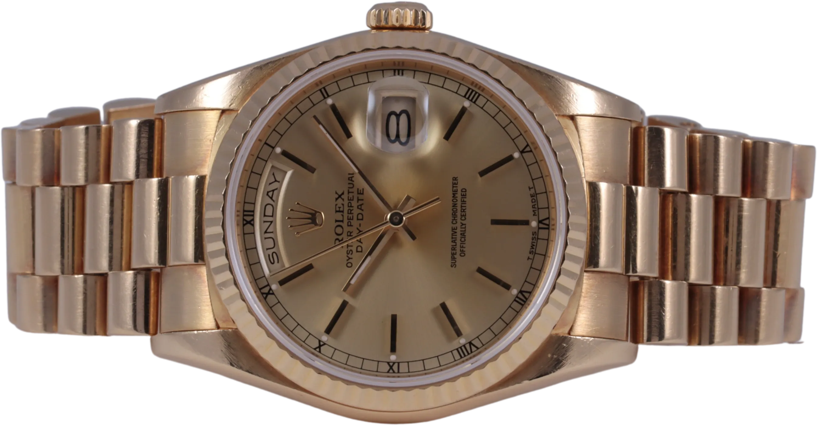 Rolex Day-Date 36 Yellow Gold President's 18238